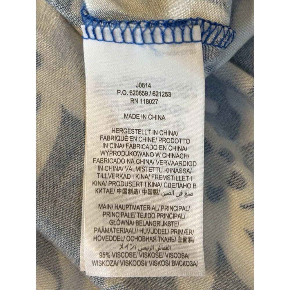 BODEN Damask Maxi Dress Navy White Floral Sleeveless Jersey Stretch 4 Petite - Picture 6 of 10